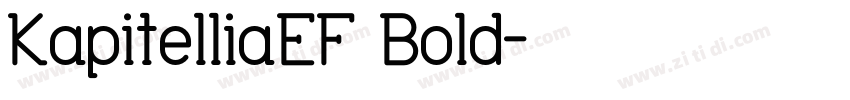 KapitelliaEF Bold字体转换
